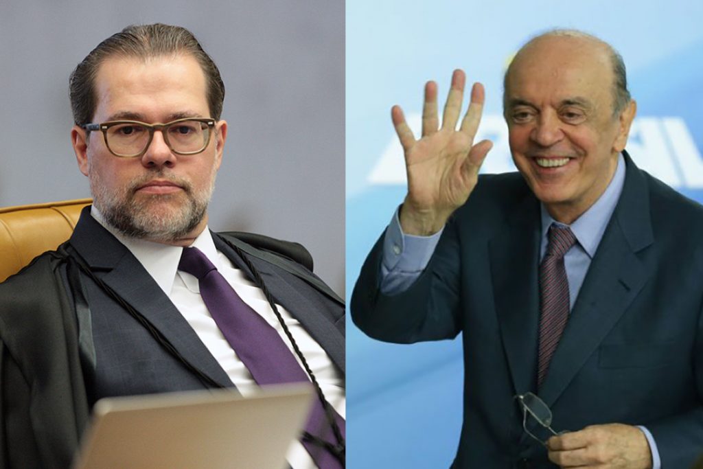 Toffoli, presidente do STF, suspende investigações contra o senador José Serra