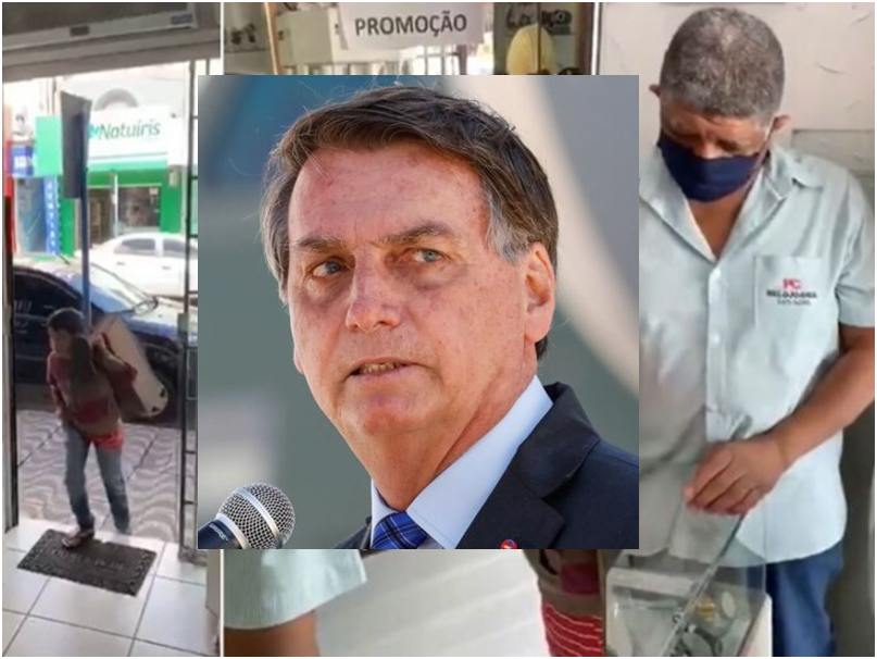 Bolsonaro ironiza o MP sobre caso de relojoeiro: “Pode fumar crack, menos trabalhar”