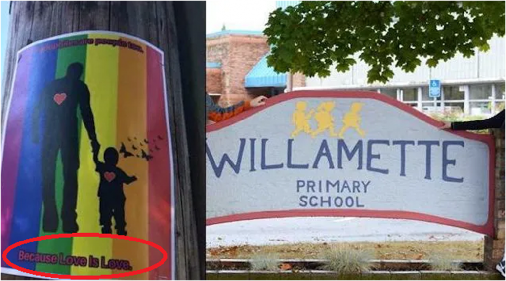 Cartaz com frase "pedófilos são pessoas" perto de escola causa polêmica em bairro