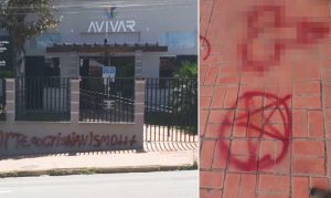 Vândalos atacam igreja em Minas Gerais com pedido de “morte ao cristianismo”
