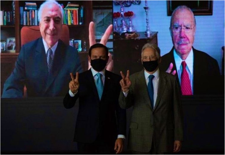 VÍDEO: Doria e ex-presidentes viram piada após autopromoção em nome da CoronaVac