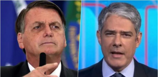 Bolsonaro critica Bonner e o jornalismo da Globo: "Vocês atrapalham o Brasil"