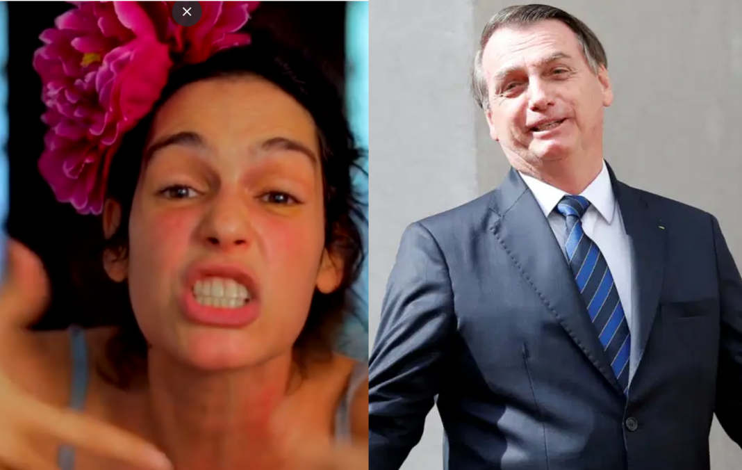 Encenação de Maria Flor culpando Bolsonaro por não ter Carnaval confunde internautas