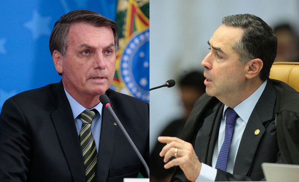 [GRAVE] Bolsonaro detona ministro Barroso, do STF: 