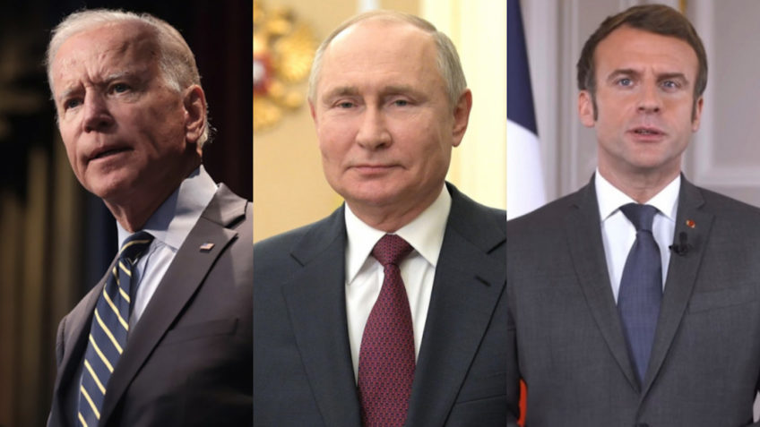 Com o 'Banana Biden' nos EUA e o 'Lacron' na França, Putin se viu livre para avançar
