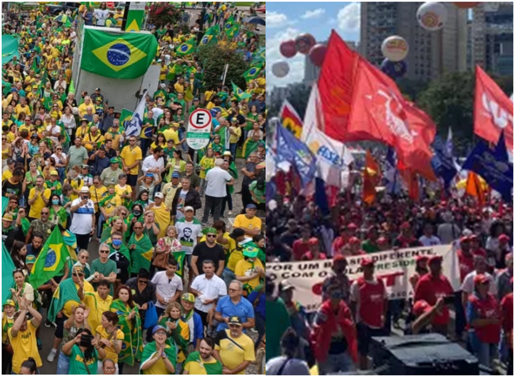Entre às cores do Brasil e o vermelho do comunismo, o que você prefere?