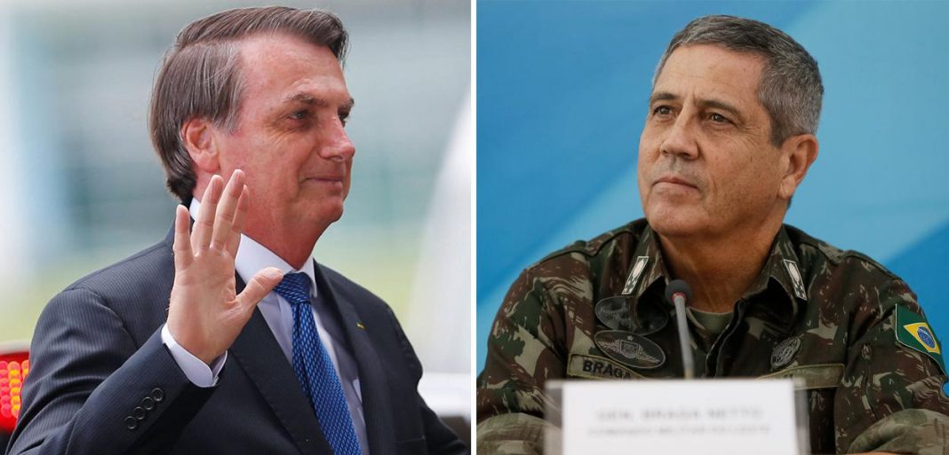 Escolha de Bolsonaro por Braga Netto é recado de confiança nas Forças Armadas